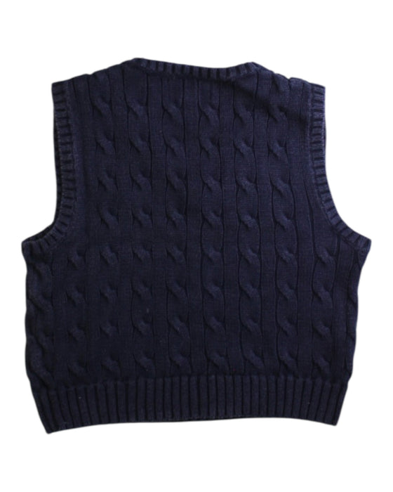 A Navy Sweater Vests from Polo Ralph Lauren in size 2T for boy. (Back View)