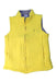 A Yellow Outerwear Vests from Petit Bateau in size 12Y for neutral. (Front View)