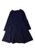 A Navy Long Sleeve Dresses from Jacadi in size 8Y for girl. (Front View)