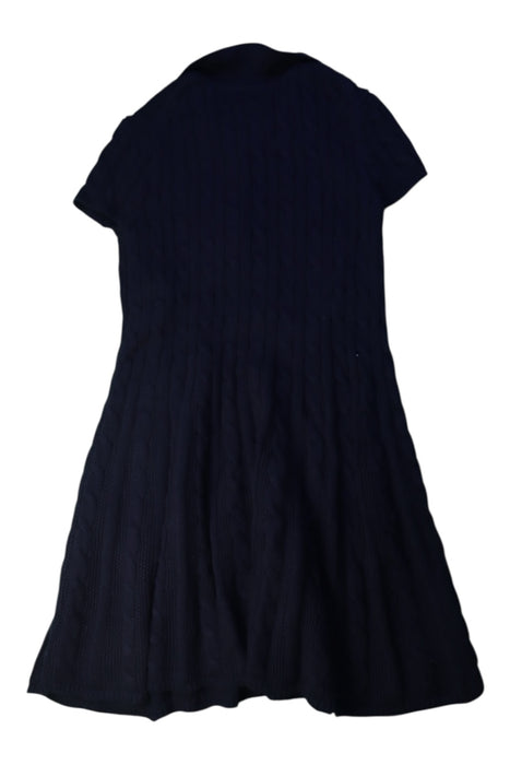 A Navy Short Sleeve Dresses from Polo Ralph Lauren in size 7Y for girl. (Back View)