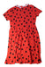 A Red Short Sleeve Dresses from Mini Rodini in size 7Y for girl. (Back View)