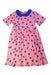 A Pink Short Sleeve Dresses from Mini Rodini in size 7Y for girl. (Front View)