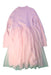 A Pink Long Sleeve Dresses from Petit Bateau in size 10Y for girl. (Back View)
