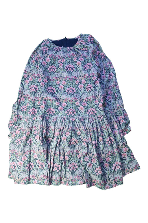 A Pink Long Sleeve Dresses from Jacadi in size 8Y for girl. (Front View)