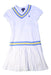 A White Sweater Dresses from Polo Ralph Lauren in size 7Y for girl. (Front View)