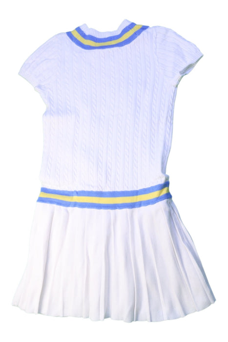 A White Sweater Dresses from Polo Ralph Lauren in size 7Y for girl. (Back View)