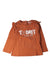 A Orange Long Sleeve Tops from Orchestra in size 18-24M for girl. (Front View)