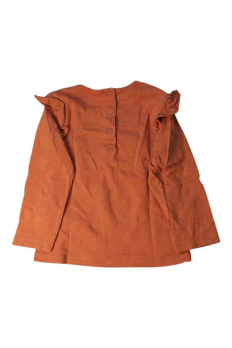 A Orange Long Sleeve Tops from Orchestra in size 18-24M for girl. (Back View)