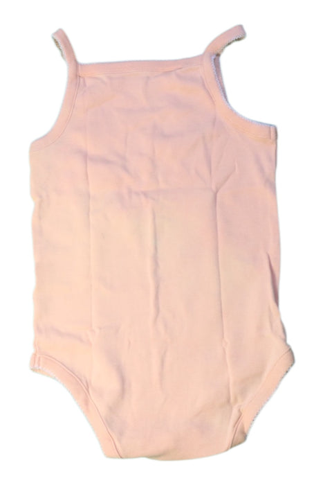 A Peach Sleeveless Bodysuits from Bout'Chou in size 3T for girl. (Back View)