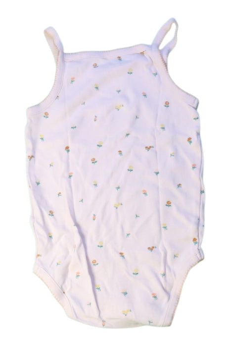 A White Sleeveless Bodysuits from Bout'Chou in size 3T for girl. (Back View)