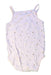 A White Sleeveless Bodysuits from Bout'Chou in size 3T for girl. (Back View)
