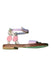 A Pink Sandals from Bonpoint in size 12-18M for girl. (Front View)