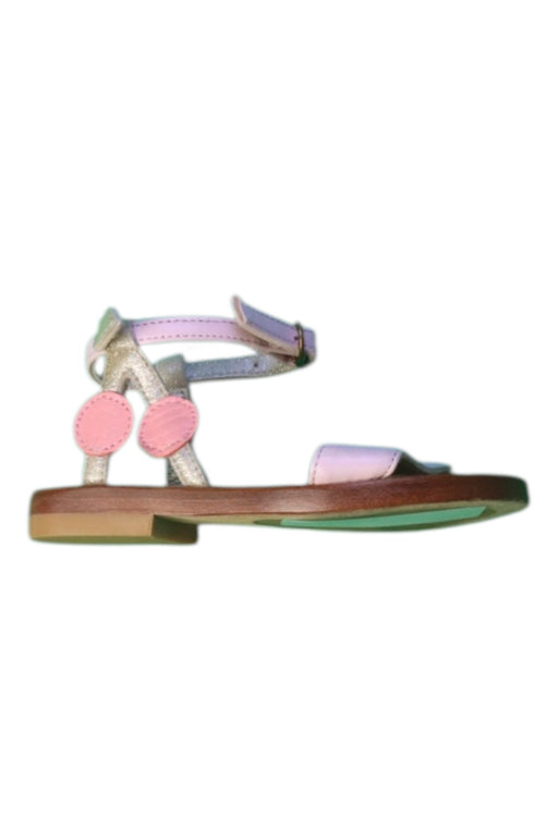 A Pink Sandals from Bonpoint in size 12-18M for girl. (Front View)