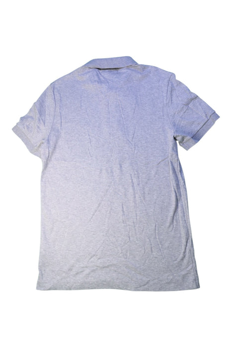 A Grey Short Sleeve Polos from Lacoste in size 14Y for boy. (Back View)