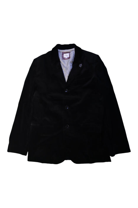 A Black Blazers from Kingkow in size 14Y for boy. (Front View)