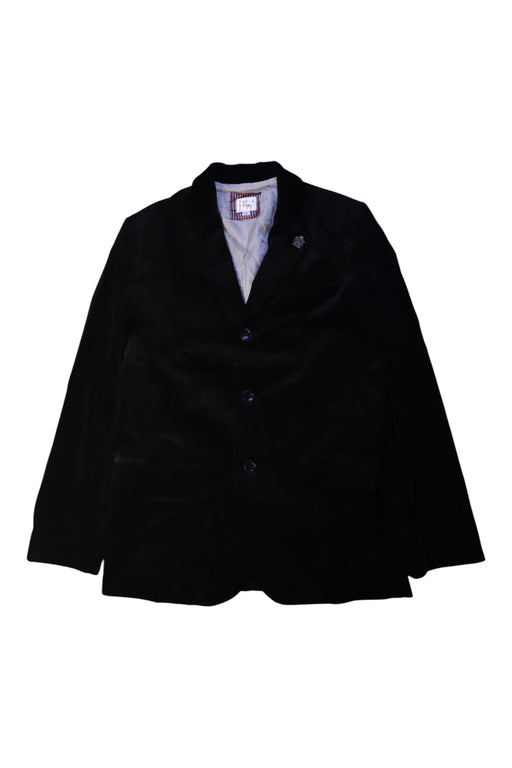 A Black Blazers from Kingkow in size 14Y for boy. (Front View)