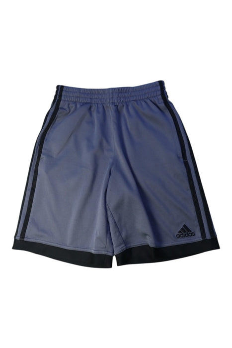 A Blue Active Shorts from Adidas in size 14Y for boy. (Front View)