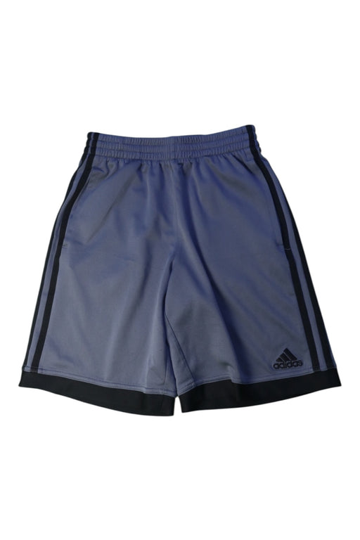 A Blue Active Shorts from Adidas in size 14Y for boy. (Front View)