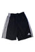 A Black Active Shorts from Adidas in size 14Y for boy. (Front View)
