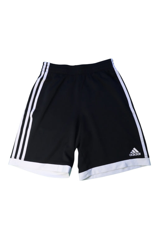 A Black Active Shorts from Adidas in size 14Y for boy. (Front View)