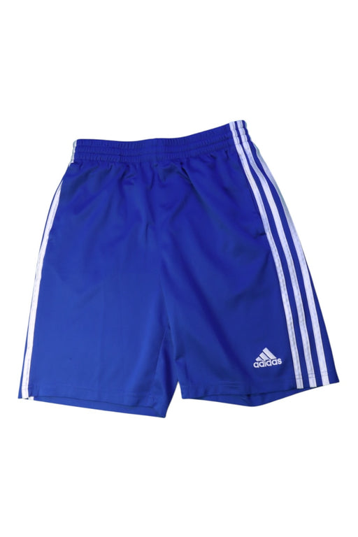 A Blue Active Shorts from Adidas in size 14Y for boy. (Front View)