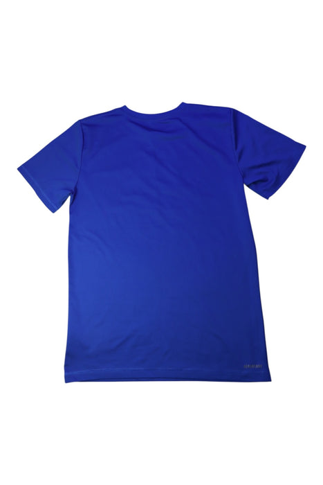 A Blue Short Sleeve T Shirts from Adidas in size 10Y for boy. (Back View)