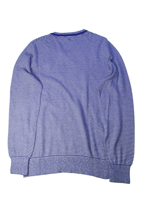 A Blue Crewneck Sweatshirts from Tommy Hilfiger in size 12Y for boy. (Back View)