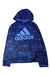 A Blue Hooded Sweatshirts from Adidas in size 14Y for boy. (Front View)
