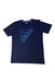 A Navy Short Sleeve T Shirts from Adidas in size 10Y for boy. (Front View)