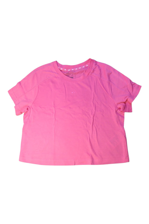 A Pink Short Sleeve T Shirts from Adidas in size 14Y for girl. (Front View)