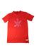 A Red Active Tops from Adidas in size 9Y for girl. (Front View)