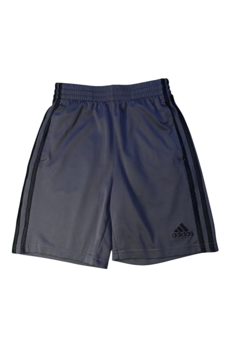 A Grey Shorts from Adidas in size 14Y for neutral. (Front View)