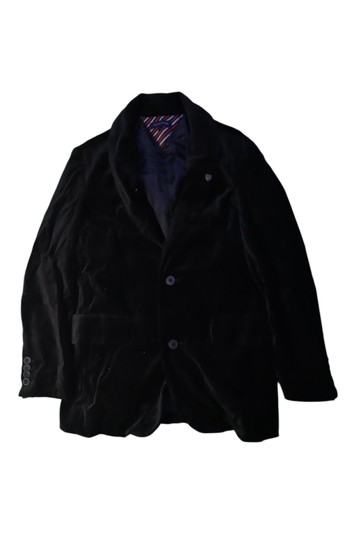 A Black Blazers from Tommy Hilfiger in size 12Y for boy. (Front View)
