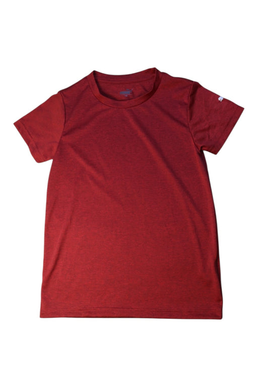 A Red Short Sleeve T Shirts from Puma in size 10Y for neutral. (Front View)