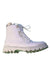 A White Casual Boots from Dr. Kong in size 9Y for girl. (Front View)