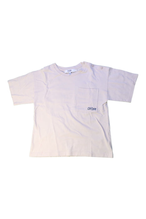 A White Short Sleeve T Shirts from Dior in size 3T for girl. (Front View)