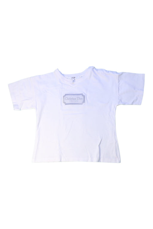 A White Short Sleeve T Shirts from Dior in size 3T for girl. (Front View)