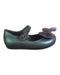 A Metallic Flats from Mini Melissa in size 3T for girl. (Front View)
