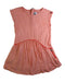 A Peach Short Sleeve Dresses from Karl Lagerfeld in size 5T for girl. (Front View)