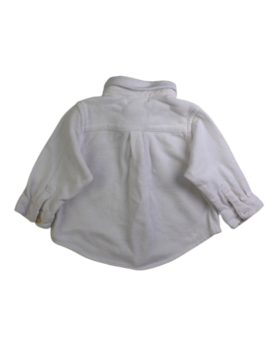 A White Long Sleeve Shirts from Ralph Lauren in size 3-6M for boy. (Back View)