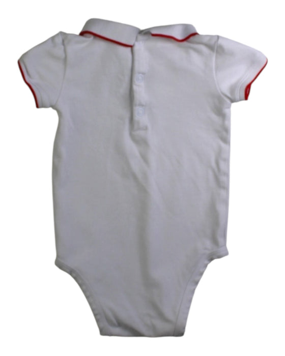 A White Short Sleeve Bodysuits from Jacadi in size 6-12M for neutral. (Back View)