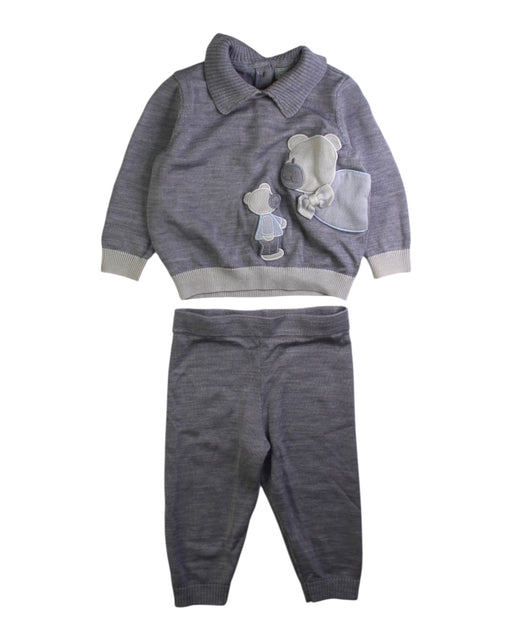 A Grey Pants Sets from Nicholas & Bears in size 3-6M for boy. (Front View)