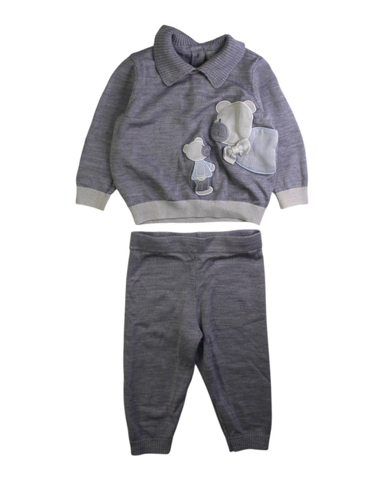 A Grey Pants Sets from Nicholas & Bears in size 3-6M for boy. (Front View)