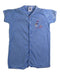 A Blue Short Sleeve Rompers from Petit Bateau in size 3-6M for boy. (Front View)
