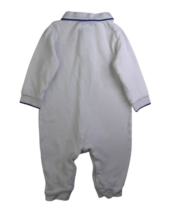 A White Long Sleeve Rompers from Ralph Lauren in size 3-6M for boy. (Back View)