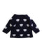 A Navy Long Sleeve Tops from Jacadi in size 0-3M for neutral. (Back View)