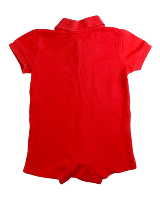 A Red Short Sleeve Bodysuits from Ralph Lauren in size 3-6M for neutral. (Back View)