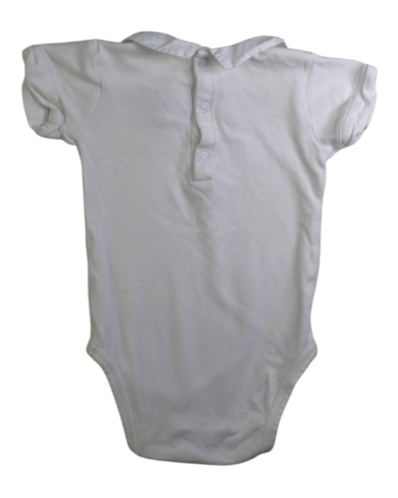 A White Short Sleeve Bodysuits from Jacadi in size 6-12M for neutral. (Back View)