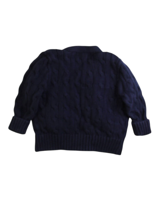 A Navy Cardigans from Ralph Lauren in size 6-12M for boy. (Back View)