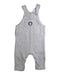 A Grey Long Overalls from Petit Bateau in size 3-6M for boy. (Front View)